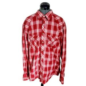 Rock & Roll Cowboy Pearl Snap Down‎ Shirt Size XL